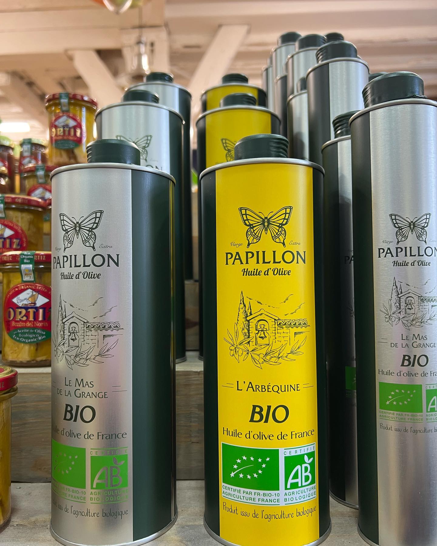 Huiles d'olive Papillon